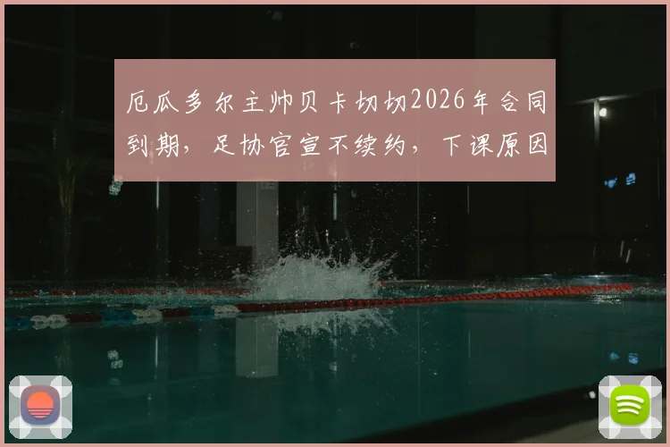厄瓜多尔主帅贝卡切切2026年合同到期,足协官宣不续约,下课原因及继任者分析